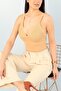 Biscuit Lycra Knitwear Women's Blouse