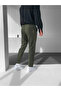 Khaki Italian Cut Stretch Lycra Ankle Length Fabric Pants - 4