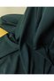 Thin Gabardine Stone Washed Navy Blue Color Width: 150 cm
