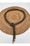 (Khaki) Knot Detailed Cord Belt, Dress Belt, Jacket Belt, Women's Belt - 3