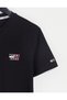 Tommy Jeans chest logo t-shirt in black - 2