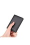 Made in Italy Genuine Leather Short Men's Wallet Card Holder Premium Classic Small Size Black Men's - 2