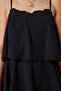 Layered Summer Long Linen Dress BLACK LNS0040 - 5