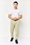 Men Regular Fit Graphic Print Jogger Pants, Light Olive - 2