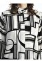 Judge Collar Patterned Women's Shirt Tunic (S5) - 3