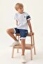 بدلة برمودا للأولاد باللون الأزرق الفاتح المرخصة من US Polo Assn - 3