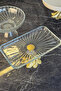 2-Piece Elegant Kand Foot Glass Presentation Bowl & Bowl Plate Set - 6