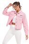 Wj212 basic short women jeans jacket - 2