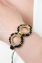 2 Quarter Framed Bracelet, Black Drawstring Adjustable Tarnish Free Quarter Bracelet Model - 3
