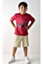 Boys Printed T-shirt Shorts Set - 3