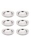 Stainless Steel Deep Soup Plate 6 Pcs - Thick Glossy 20 Cm