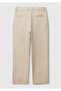 Men's Stone Color 100% Linen Trousers - 4