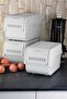 Mt-40 S-Box 8 Liter 3-Purpose Organizer Organizer Gray (3*8Liter) - 2
