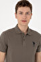 Men’s Mink Slim Fit Polo Collar Basic T-Shirt 50305929-VR052 - 2