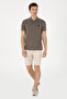 Men’s Mink Slim Fit Polo Collar Basic T-Shirt 50305929-VR052 - 4