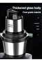 2-Speeds 4L Electric Meat Grinder Chopper Food Processor 4-Blades 800W SK-7028 Black/Sliver - 4