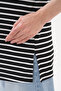 Crew Neck Short Sleeve Striped Maternity and Maternity T-Shirt - 6