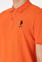 Pomegranate Flower Slim Fit Polo Collar Basic Polo Shirt 50305929-VR039 - 7
