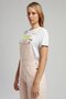 Flowers women's woven salopet powder - 4