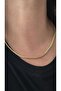 Special series gold interlocking chain detail necklace - 4