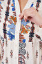 2423 Authentic Patterned Hijab Dress - Z. Blue - 3