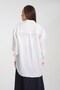 Women's 100% Linen Oversize Relaxed Fit Long Sleeve Shirt – Natural, Breathable, Stylish Design 2001 - 3