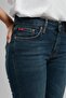Susie normal waist normal cut straight leg blue women's jean pants - 4