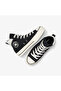 حذاء رياضي من الجلد الأسود للجنسين من Converse Chuck Taylor All Star Puff Lift - 8