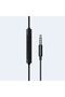 P205 In-Ear Headphones with Mic, Inline Control, 3.5mm Wired Stereo Earbuds - Black - 2
