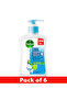 Cool Handwash Liquid Soap Pump Mint & Bergamot Scent, 200ml X 6