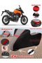 Ktm 790 Duke Tarpaulin Topcase Compatible Motorcycle Tarpaulin (Grey-Black Red Stitched)