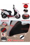 Arora Ar 150 T8-H Joker Tarpaulin Topcase Compatible Motorcycle Tarpaulin (Grey-Black Red Stitched)