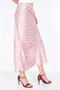 Jacquard Pink Midi Skirt - 4
