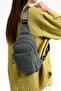Three Compartment Unisex Chest (Bodybag) Bag Gray (Model: 571-9N) - 2