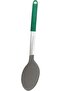 Silicon Serving Spoon, Green Handle with Textured Grip,kitchen tool,BB3733
