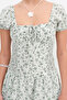 Floral Print Short Dress E17075 - 3