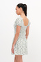 Floral Print Short Dress E17075 - 6