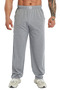 Relaxed Cut Gray Sweatpants 847 - 4