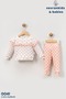 Baby Girl Child Heart Pattern Bolera Angel Set - 7
