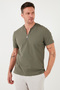 Cotton Regular Fit Half Zipper College Collar 3 Pack t Shirt Men t Shirt 5902653S3 - 2