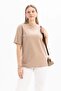 Short Sleeve Embroidery Detailed Women's T-Shirt S16032A0