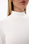 2-Piece Women's Black and White Half Fisherman Blouse Set - 7