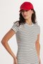 Women's Slim Fit Slim Fit Short Sleeve Crew Neck Striped Dress