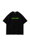 Culture Ethnic Printed Oversize Unisex Premium Black T-Shirt - 3