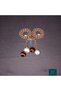 4 Bulk Copper-Cream (243) Silk Thread Wrap Fund Tulle Double Curtain Ceiling Binding Accessory - 2