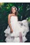 Girl's Piece Floor Detailed Tulle Design Evening Dress - 4