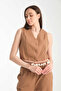 Tassel Detailed Vest - Trousers Women's Set - 3