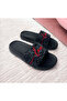 ROSE EMBOSSED .NON-SLIP SOLE SLIPPER. Pool Sea Bath Balcony Terrace Home And Street Slipper - 5