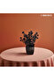 Black Artificial Plant in Black Pot – Modern Decorative Pot - 20 cm