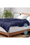 Weighted Blanket 15lbs/6.8kg 150x200 cm for Anxiety, Stress & Sleep Relief Navy Blue - 3